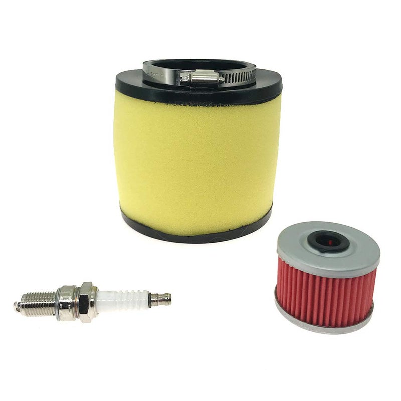 Syconeer Air Filter Oil Filter Spark Plug for 1995-2004 Honda Foreman 400 450 TRX400 TRX450 2000-2006 Honda Rancher 350 TRX350 Replace OE 17254-HN5-670 - Image 1
